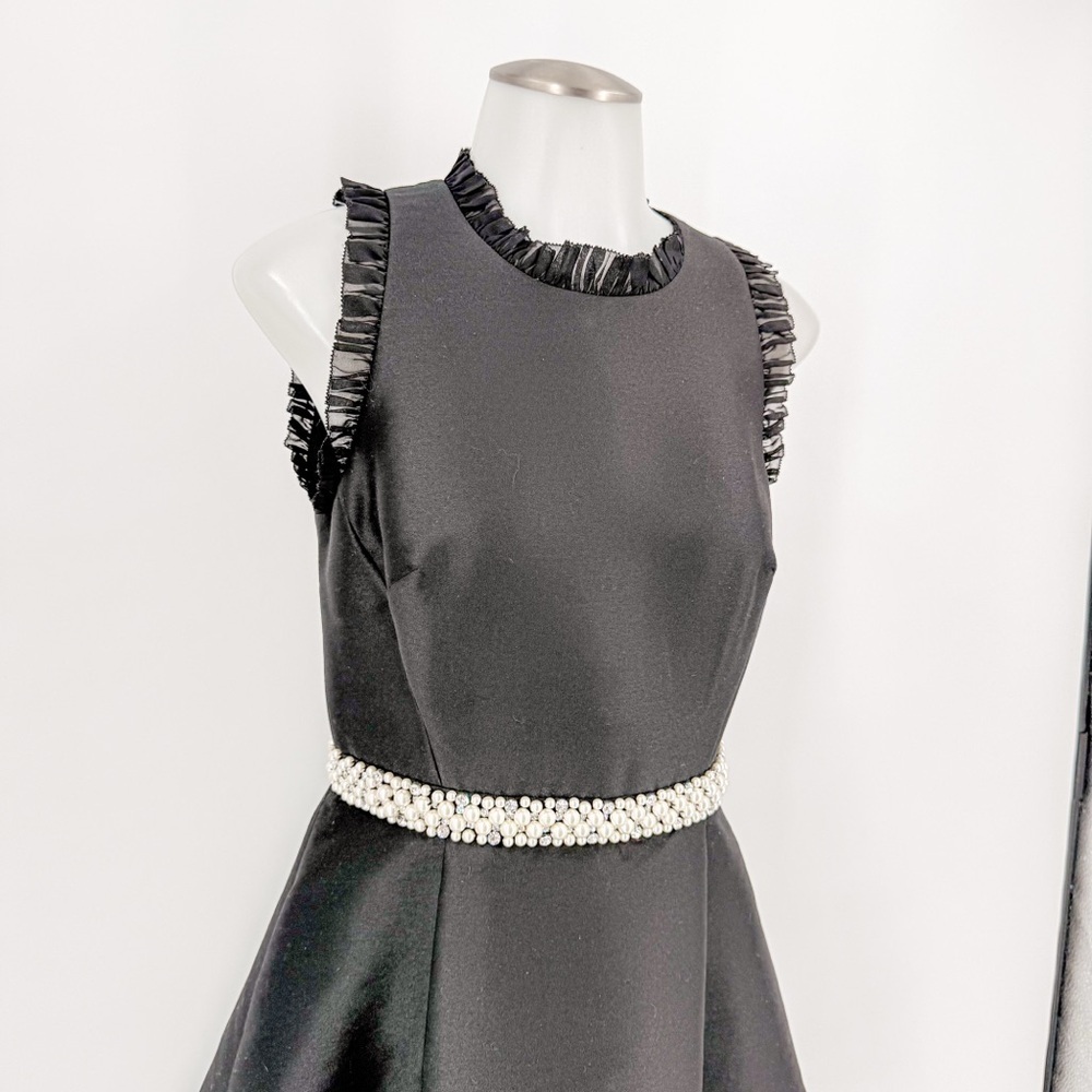 Kate Spade Pearl Crystal Mikado Dress - Picture 4 of 12
